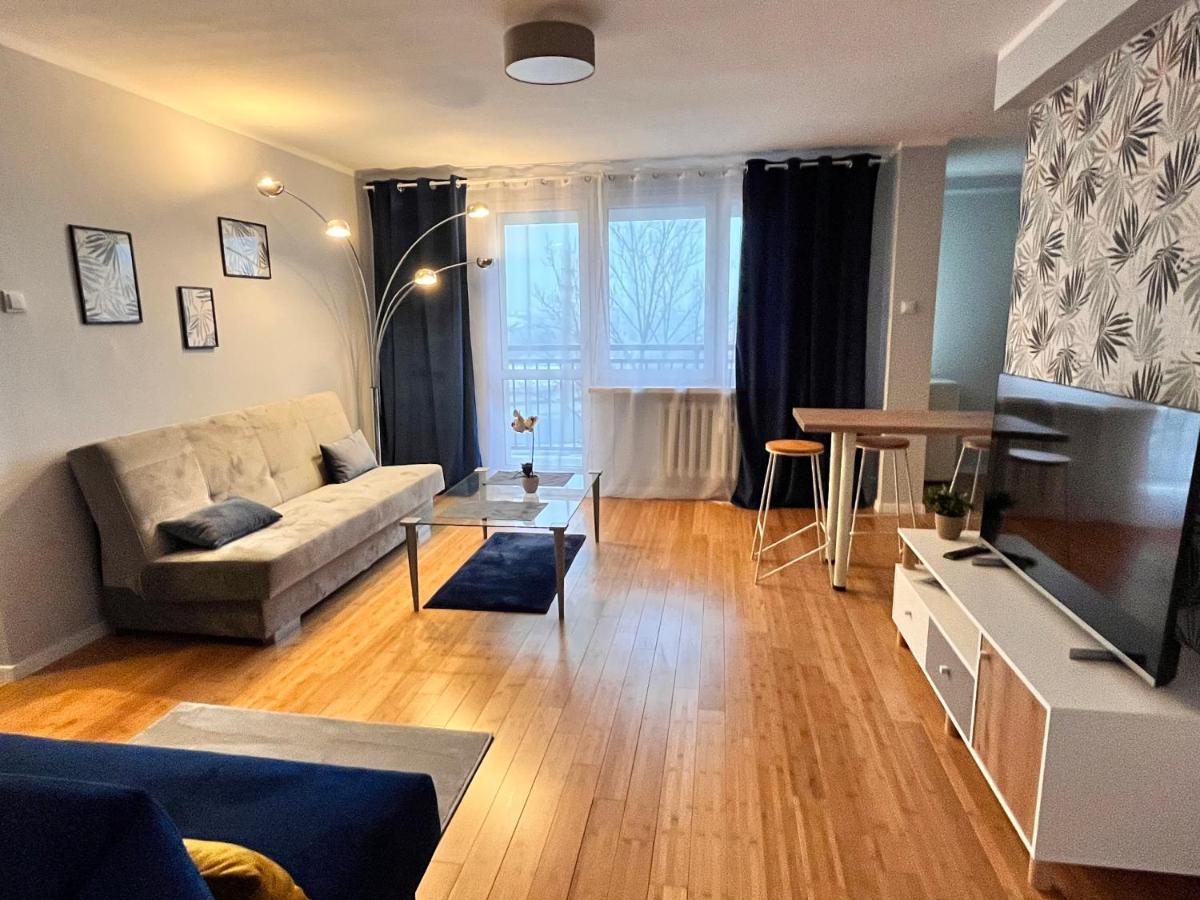 Apartament Z Widokiem Na Spodek Katowice Bagian luar foto