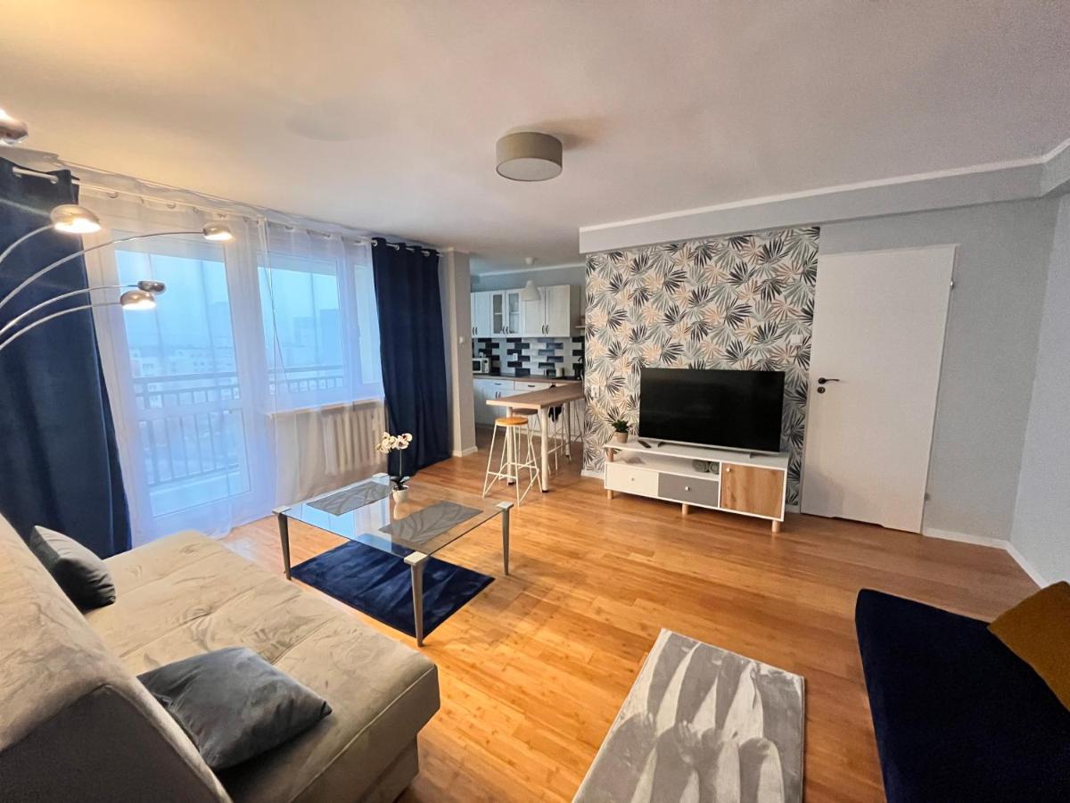 Apartament Z Widokiem Na Spodek Katowice Bagian luar foto