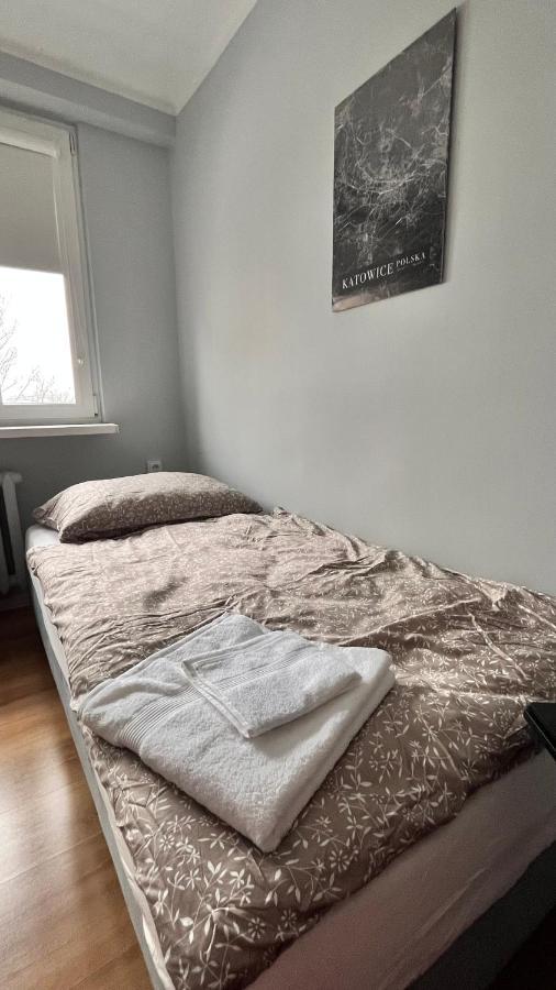 Apartament Z Widokiem Na Spodek Katowice Bagian luar foto