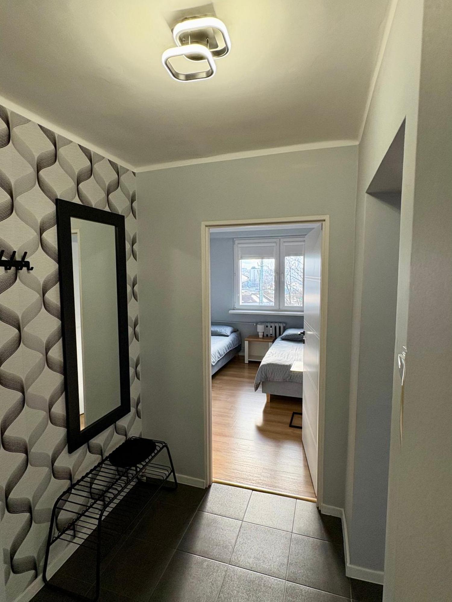 Apartament Z Widokiem Na Spodek Katowice Bagian luar foto